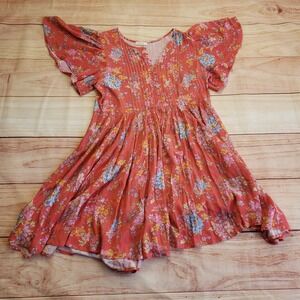 Spell | Dresses | Spell Gypsy Floral Boho Mini Dress In Cream And Brown New  Without Tags | Poshmark